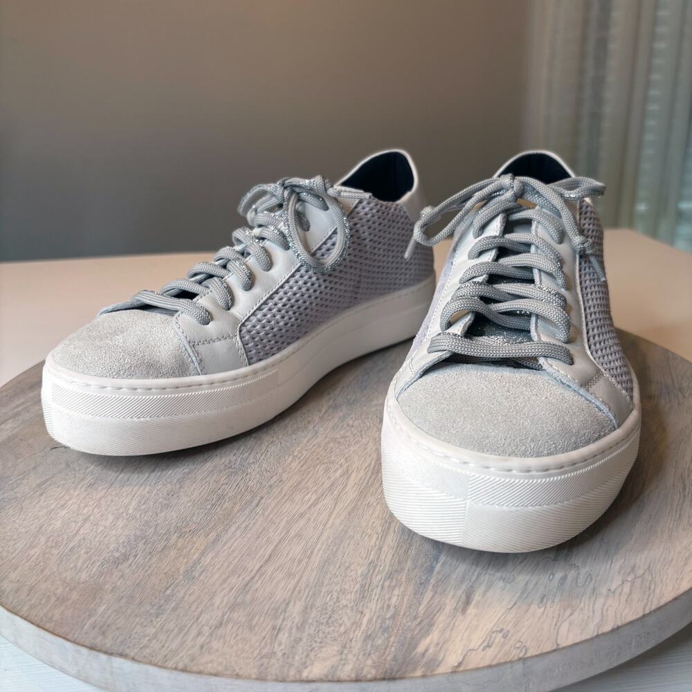 P448 Women's Thea Low Top Suede Leather Sneakers EU Size 41 US Size 10